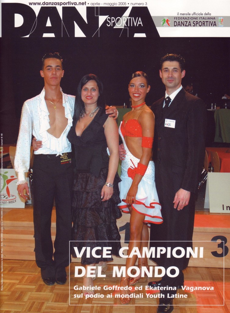 copertina danza sportiva Davide Claudia, Gabriele Katia